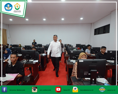 Rektor Universitas Malikussaleh Tinjau Pelaksanaan UTBK SNBT
